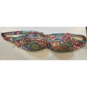Nanette Lepore Bikini Bandeau Kaleidoscope Top Size Large